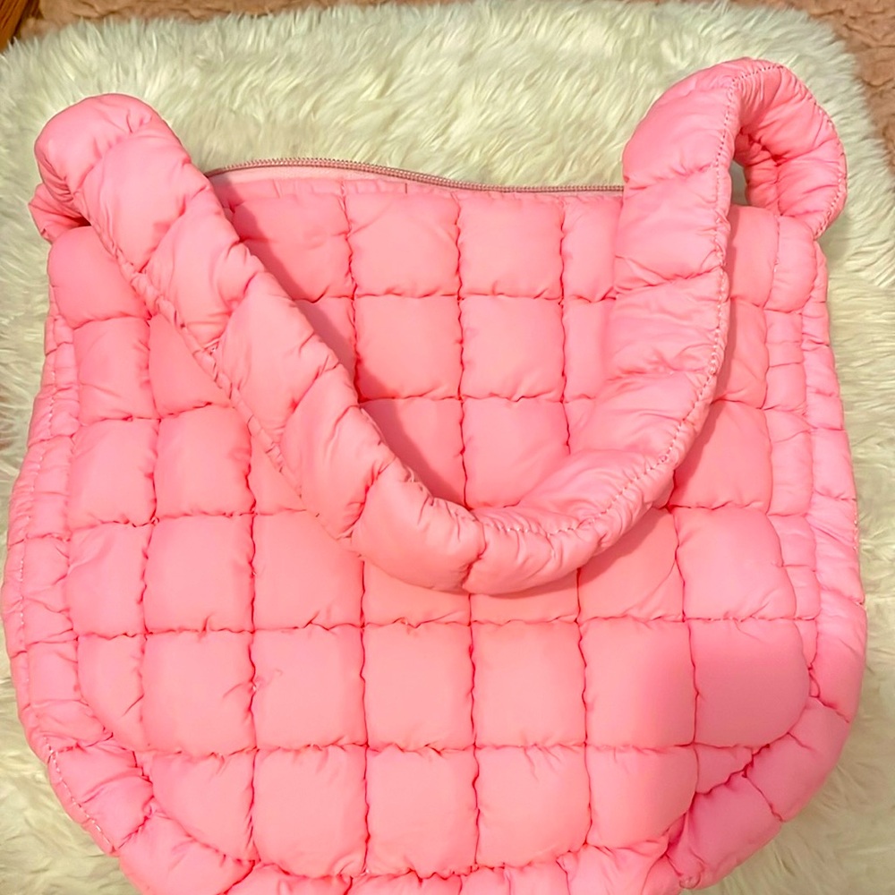 Cute pink bubble bag